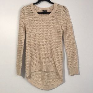 Tan Knitted Cozy Sweater